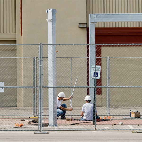 how long can i lease the temporary fence for my work site or event in Greenville